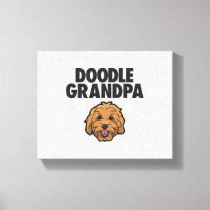 Lienzo Mens Goldendoodle Abuelo Doodle Papa Cute Goldend