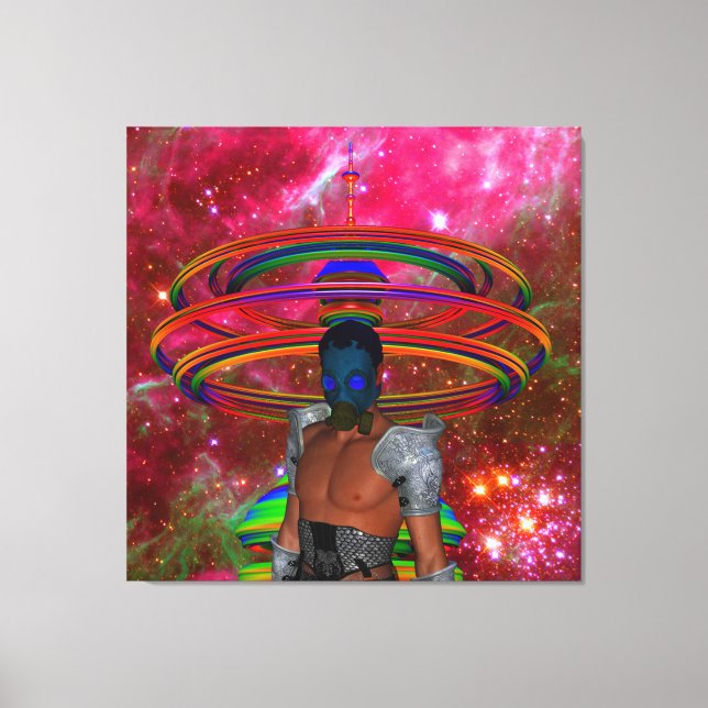 Lienzo Mensaje universal (Anverso)