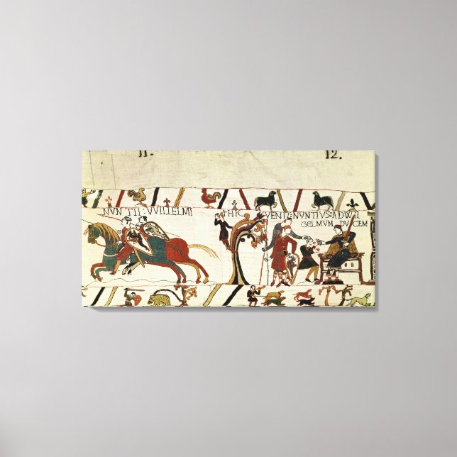 Lienzo Mensajeros del Duke William al Guy de (Anverso)
