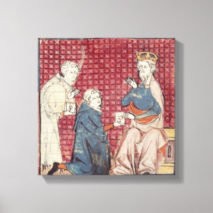 Lienzo Mensajeros que dicen a Carlomagno