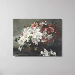 Lienzo Menshausen-Labriola de época de las flores