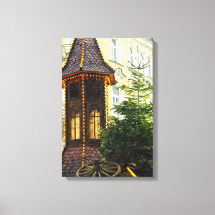 Lienzo Mercado de navidades