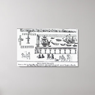 Lienzo Mercado del Billingsgate
