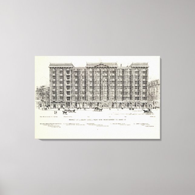 Lienzo Mercado del Sur Nueva Montgomery y Annie (Anverso)