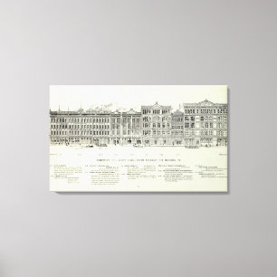 Lienzo Mercado y misión del lado oeste de Fremont