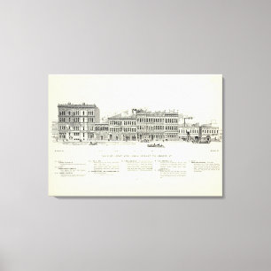 Lienzo Mercado y misión principales de la zona este