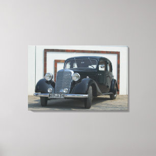 Lienzo mercedes antiguo 3