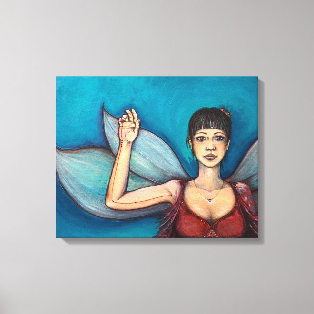 Lienzo Méridien du Coeur, Fairy Art / Heart Meridian (Anverso)