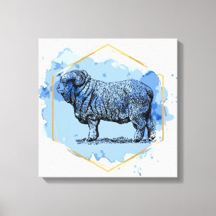 Lienzo Merino Ram