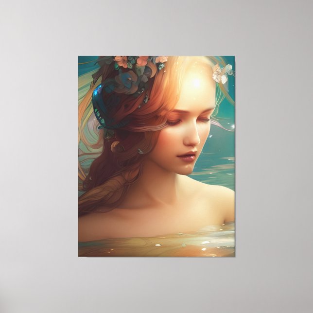 Lienzo Mermaid (Anverso)