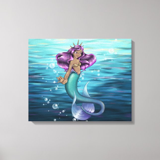 Lienzo Mermaid Iole (Anverso)