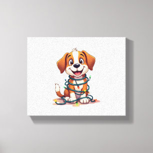Lienzo Merry Beagle Lights