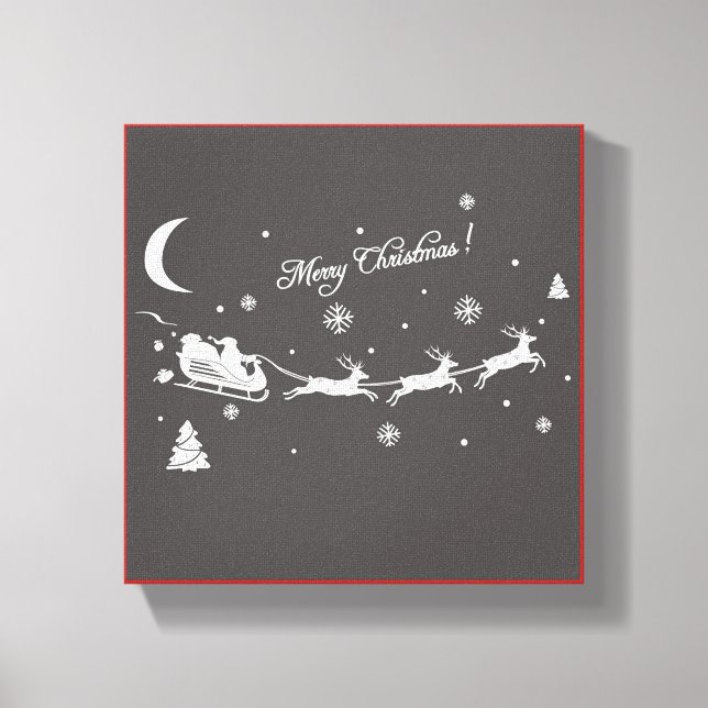 LIENZO MERRY CHRISTMAS (Anverso)