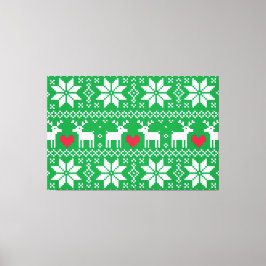 Lienzo Merry Christmas pattern 2