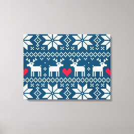 Lienzo Merry Christmas pattern 2