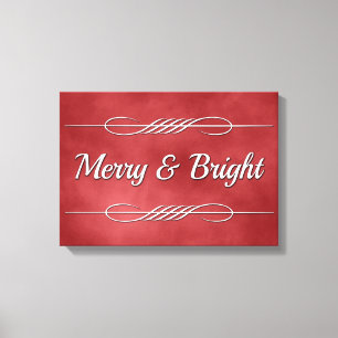 Lienzo Merry y Bright