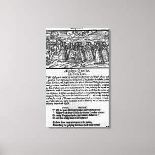 Lienzo Mes de abril, de 'The Shepheardes Calender'