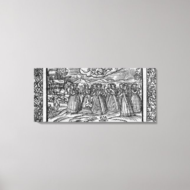 Lienzo Mes de abril, de 'The Shepheardes Calender' (Anverso)