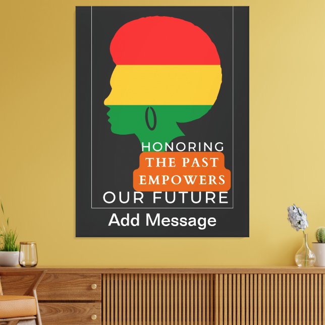 Lienzo Mes de historia negra (Insitu (Sala de estar))