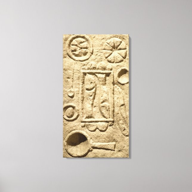 Lienzo Mesa tendida desde Timgad, Argelia (Anverso)