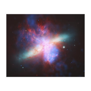 Lienzo Messier 82 NGC 3034 Cigar Galaxy M82 Compuesto
