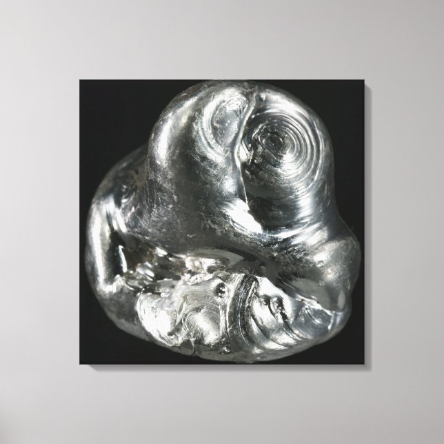 Lienzo Metal plateado (Anverso)