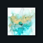 Lienzo Metálicos entrelazados<br><div class="desc">Metálicos entretejidos por Jennifer Goldberger</div>