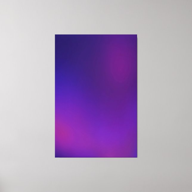 Lienzo Metamorfosis 1 Elegancia azul púrpura (Anverso)