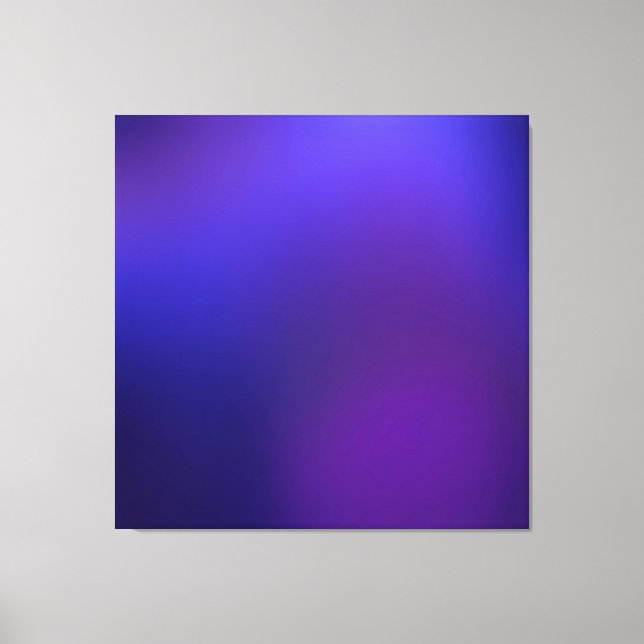 Lienzo Metamorfosis 2 Elegancia azul púrpura (Anverso)