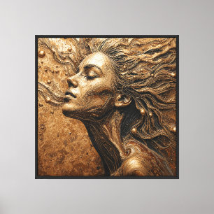 Lienzo “Metamorfosis de la Luz” – Un Retrato Surrealista