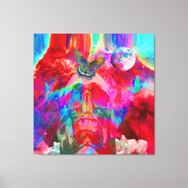 Lienzo Metamorfosis de vida (Anverso)