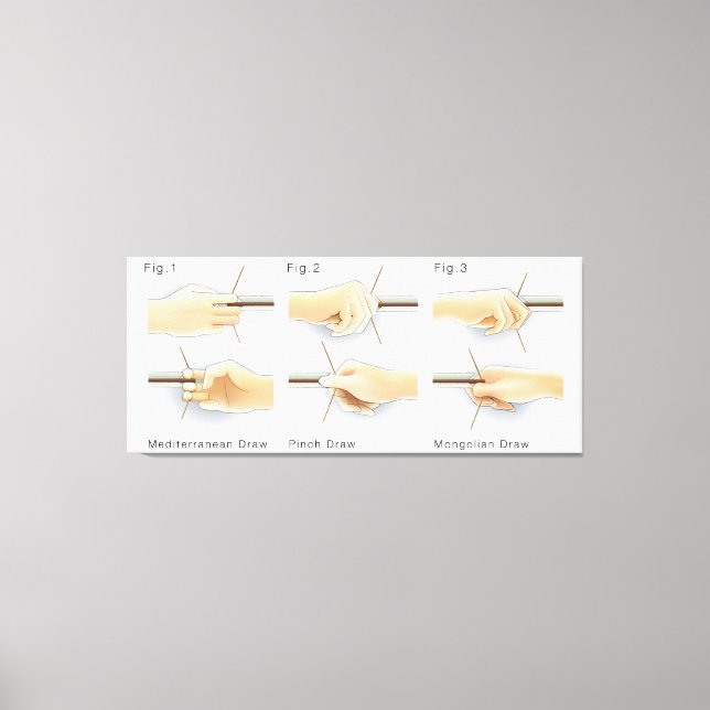 Lienzo Métodos de dibujo arcos de Kyudo Archery Yumi Bow  (Anverso)