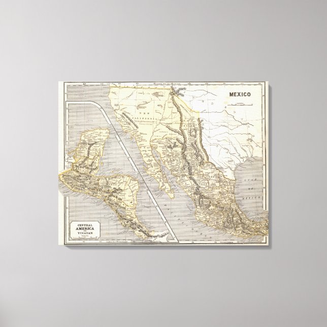 Lienzo México, América Central (Anverso)