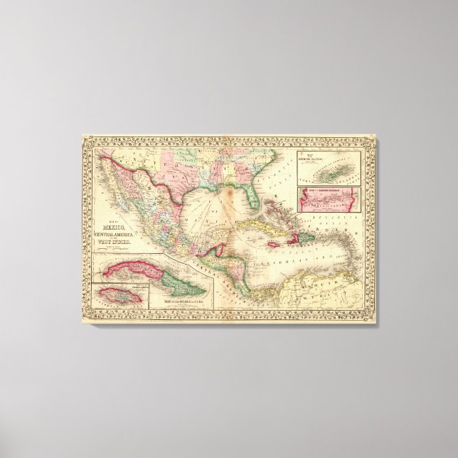 Lienzo México, América Central, Indias Occidentales (Anverso)