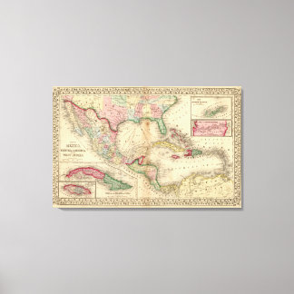 Lienzo México, América Central, Indias Occidentales