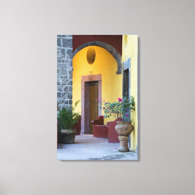 Lienzo México, San Miguel de Allende, entrada al Arco (Anverso)