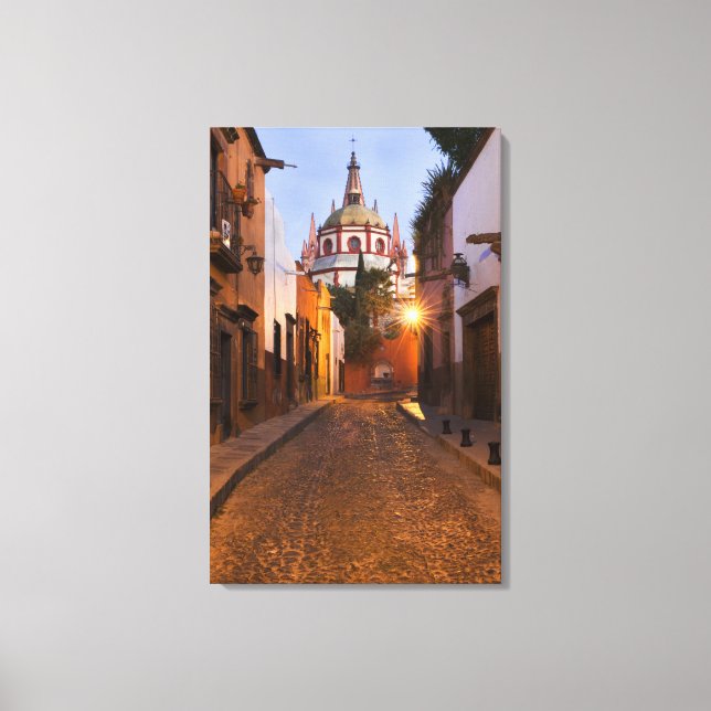 Lienzo México, San Miguel de Allende. Temprano en la maña (Anverso)