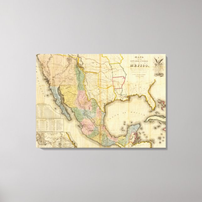 Lienzo México y Estados Unidos (Anverso)