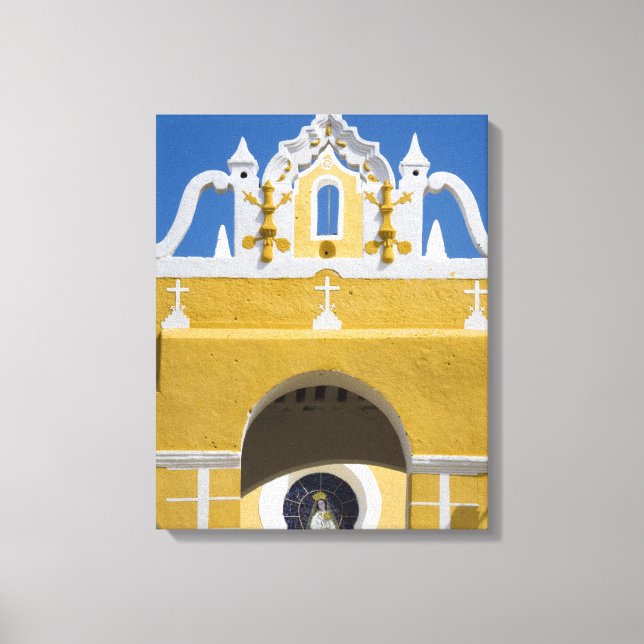 Lienzo México, Yucatán, Izamal. El Convento Franciscano (Anverso)