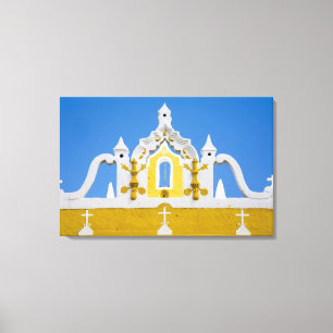 Lienzo México, Yucatán, Izamal. El Convento Franciscano 3