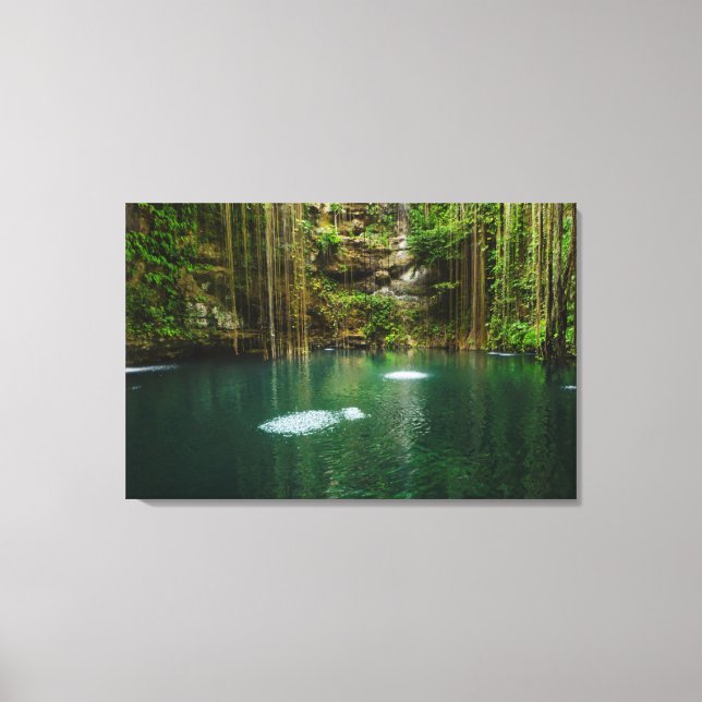 Lienzo México, Yucatán, Lago Escénico (Anverso)