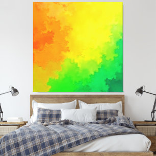 Lienzo Mezcla de colores texturada