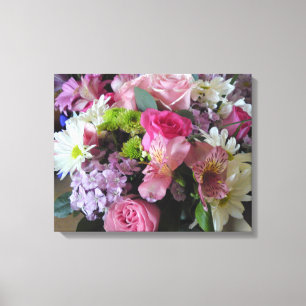 Lienzo Mezcla de flores