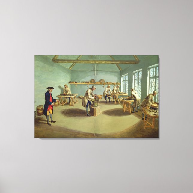 Lienzo Mezcla del polvo (Anverso)