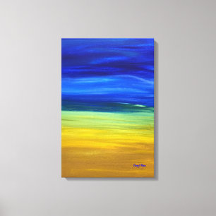 Lienzo Mezclas de pintura acrílica Sand Sky de Cheryl Pat