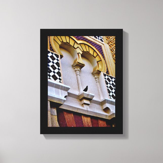 Lienzo Mezquita de Jeddah (Anverso)