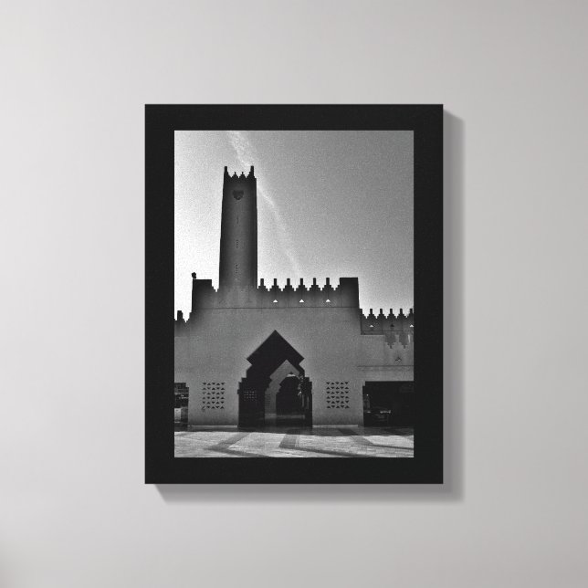 Lienzo Mezquita de Riad (Anverso)