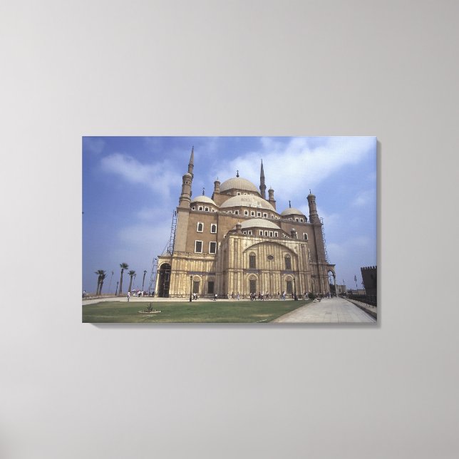 Lienzo Mezquita Mohammed Ali en la ciudadela de El Cairo, (Anverso)