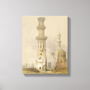 Lienzo Mezquitas arruinadas en el desierto, al oeste de