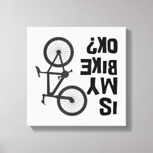 Lienzo ¿Mi bicicleta está bien?